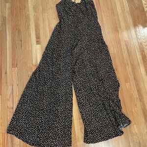 Vici Flowery Patterned Jumpsuit